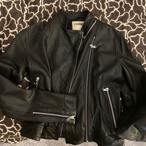 L'AGENCE leather jacket